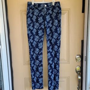 Bamboo Floral Print Jeans